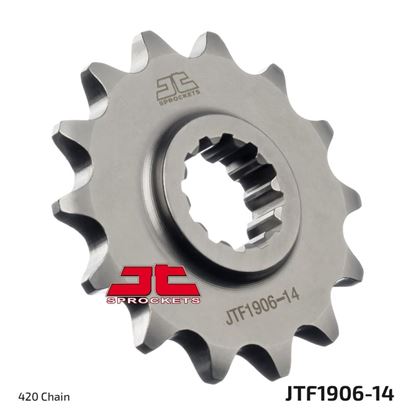 Picture of JT Front Sprocket KTM 65 SX 04-23, Husqvarna 65 TC 17-23 (1906-14) (Single)