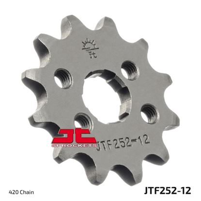 Picture of JT Front Sprocket Honda C50 Cub 82-84, MB50 80-82, MTX50 83-85  (252-12) (Single)