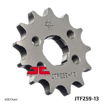 Picture of JT Front Sprocket Daelim VC125 96-97, VL125 00-07, VT125 98-02 (German Model)  (259-13) (Single)