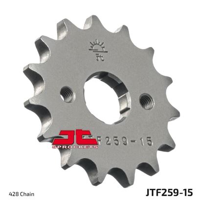 Picture of JT Front Sprocket Honda CB125T 78-82, CB125TD 82-88, MTX125 83-94 (259-15) (Single)