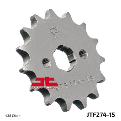 Picture of JT Front Sprocket Honda H100A/S 82-93, XL100S 78-83  (274-15) (Single)