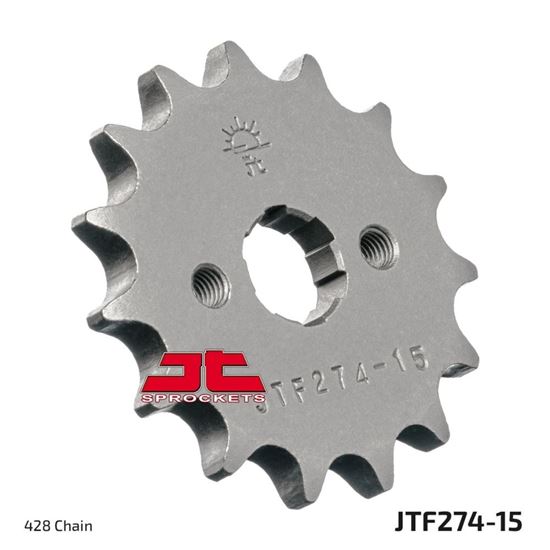 Picture of JT Front Sprocket Honda H100A/S 82-93, XL100S 78-83  (274-15) (Single)