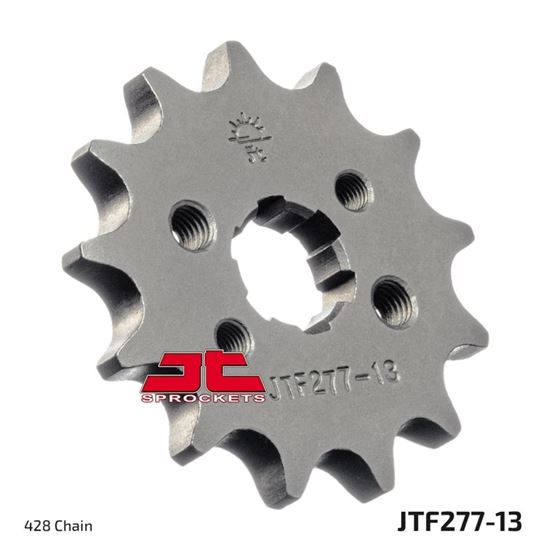 Picture of JT Front Sprocket Honda TRX90 93-19, CRF125F 14-23 (277-13) (Single)