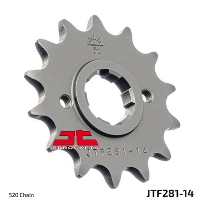 Picture of JT Front Sprocket Honda XR500S/R 79-85, XR600R 85-90, CB250RS 80-84, CL250 82-84 (281-14) (Single)