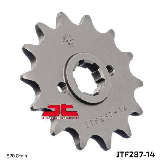 Picture of JT Front Sprocket Honda CB250 Nighthawk 91-97, CB250 (Two Fifty) 92-02 (287-14) (Single)