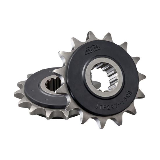 Picture of JT Front Sprocket Honda CB-1(CB400), CBR400R (NC23)(NC29), VFR400R(NC30) 90-93 (Rubber Cushioned) (297-15) (Single)