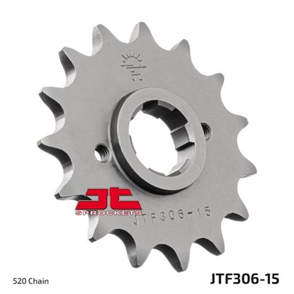 Picture of JT Front Sprocket Honda XL400R 82, NX650 Dominator 88 (306-15) (Single)