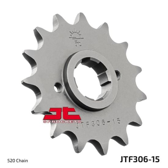Picture of JT Front Sprocket Honda XL400R 82, NX650 Dominator 88 (306-15) (Single)