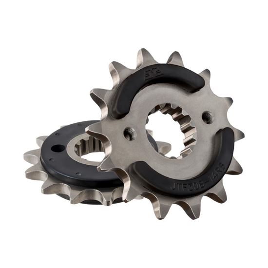 Picture of JT Front Sprocket Honda FMX650 05-08, FX650 Vigor 99-01, SLR650 99-01 (Rubber Cushioned) (308-14) (Single)