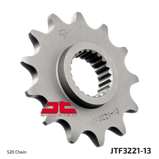Picture of JT Front Sprocket Polaris 250 Scrambler 85-86, 400L Sport 96-99, 500 Scramber 00-11 (3221-13) (Single)