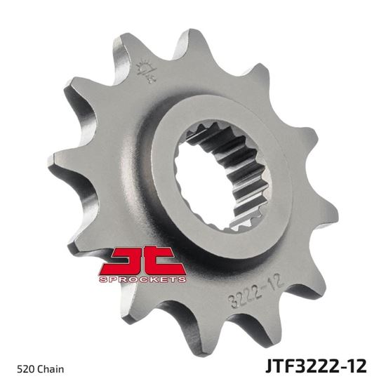 Picture of JT Front Sprocket Polaris 250 Big Boss 6X6 91-92 (3222-12) (Single)