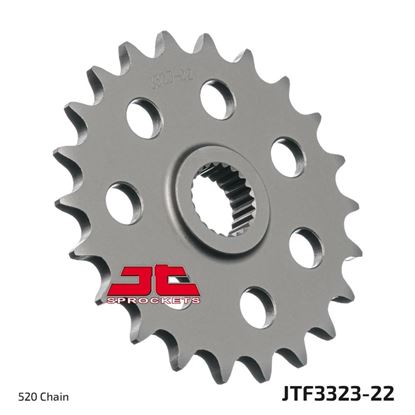 Picture of JT Front Sprocket Polaris 250 Trail Boss 4X4 87-92, 400 Scrambler 95-99, 425 Magnum 4X4 95-98 (3323-22) (Single)