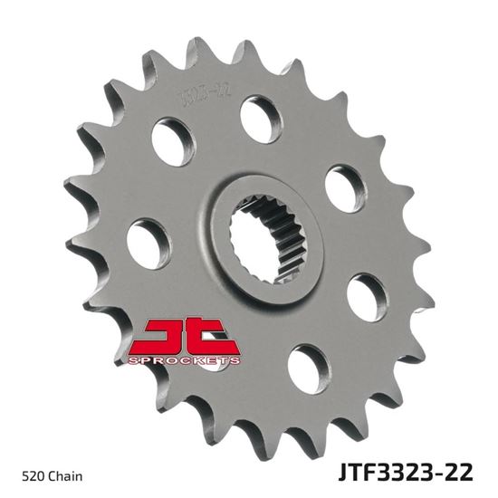 Picture of JT Front Sprocket Polaris 250 Trail Boss 4X4 87-92, 400 Scrambler 95-99, 425 Magnum 4X4 95-98 (3323-22) (Single)