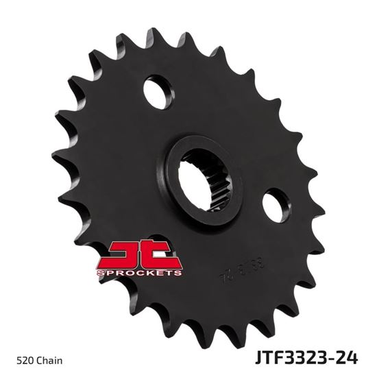 Picture of JT Front Sprocket Polaris 250 Big Boss 6X6 91-92, 250 6X6 93, 300 6X6 94, 425 Magnum 4X4 96 (3323-24) (Single)