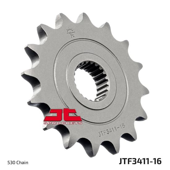 Picture of JT Front Sprocket Bombardier DS650 00-05, DS650 Baja 02-04, DS650X 04-07 (3411-16) (Single)