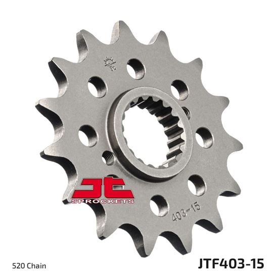 Picture of JT Front Sprocket BMW G450X 08-11, Husqvarna 449 SMR 11, 449 TC 11-12, 449 TE 11-12 (403-15) (Single)