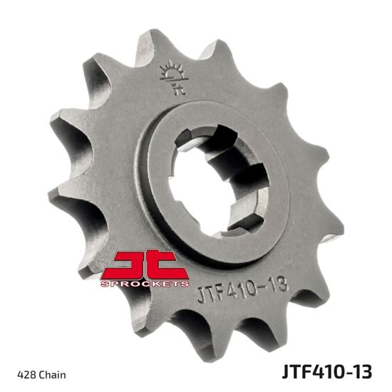Picture of JT Front Sprocket Hyosung GV125C 01-15, RT125 Karion 03-15 (410-13) (Single)