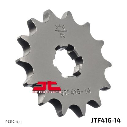 Picture of JT Front Sprocket Suzuki RM80 83-96, TS100ER 79-86, Yamaha YZ80 85-01, RD125 74-75 (416-14) (Single)