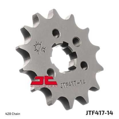 Picture of JT Front Sprocket Kawasaki AR125 82-93, KMX125 86-03 (417-14) (Single)