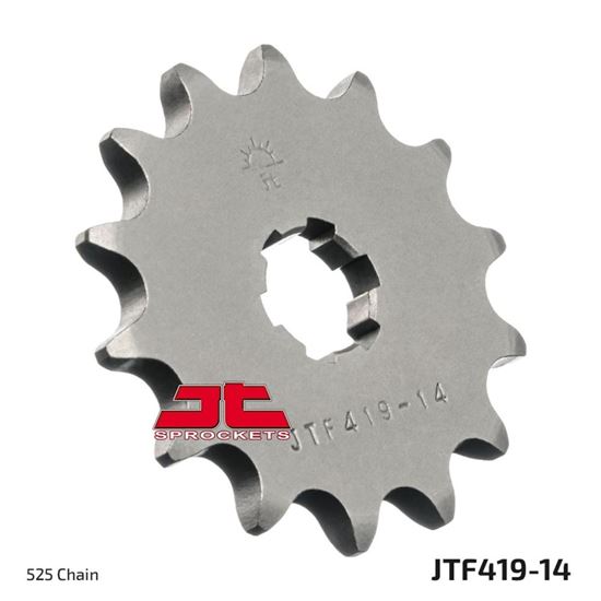 Picture of JT Front Sprocket Suzuki GT250 73-78 (419-14) (Single)