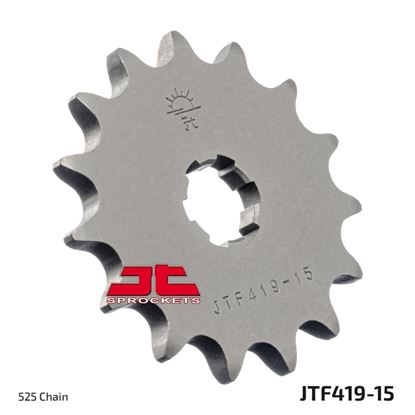 Picture of JT Front Sprocket Suzuki TS250 73-75 (419-15) (Single)