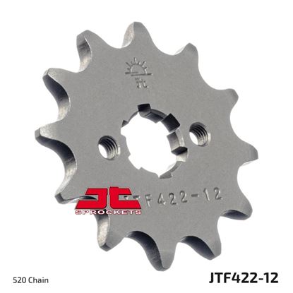 Picture of JT Front Sprocket Kawasaki KX125 80-93, Suzuki GT200 79-82, Yamaha YZ100 76-83,  (422-12) (Single)