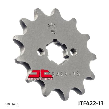 Picture of JT Front Sprocket Cagiva 125 WMX 82-84, Kawasaki KDX175 79-82, Yamaha YZ125 86 (422-13) (Single)