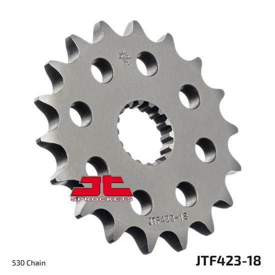 Picture of JT Front Sprocket Suzuki GSX1300 B-King 08-12, GSXR1300 08-22 (423-18) (Single)