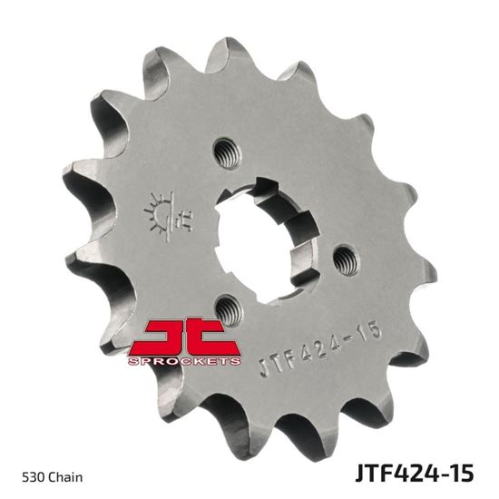 Picture of JT Front Sprocket Kawasaki Z250A/B 78-80  (424-15) (Single)