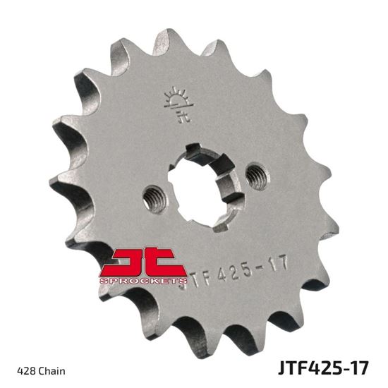 Picture of JT Front Sprocket Suzuki TS125R 89 (425-17) (Single)
