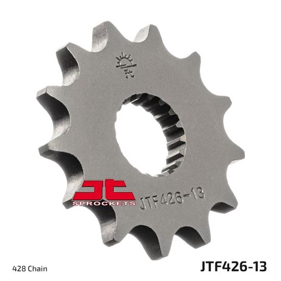 Picture of JT Front Sprocket Suzuki LT125 83-87, Yamaha YT125 80-81 (426-13) (Single)