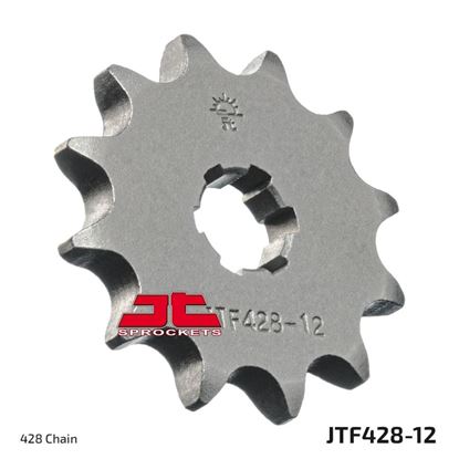Picture of JT Front Sprocket Suzuki DR-Z50 19-21, DS80 80-03, JR80 82-03 (428-12) (Single)