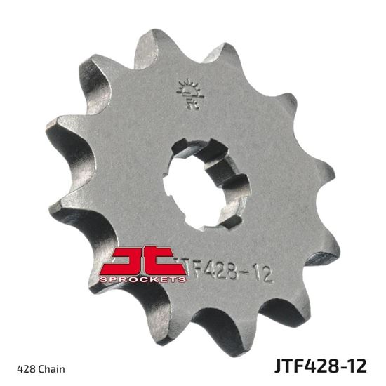 Picture of JT Front Sprocket Suzuki DR-Z50 19-21, DS80 80-03, JR80 82-03 (428-12) (Single)