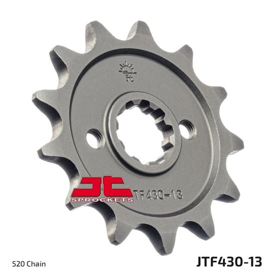 Picture of JT Front Sprocket Kawasaki KX250F 04-05, Suzuki RM-Z250 04-06 (430-13) (Single)