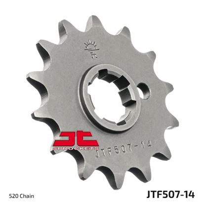 Picture of JT Front Sprocket Husqvarna 250 CR 90-91, Kawasaki KDX250 82-85, KX250 79-86 (507-14) (Single)