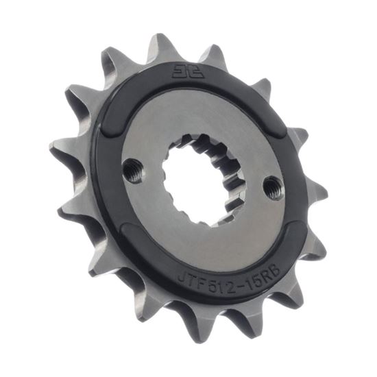 Picture of JT Front Sprocket Kawasaki BJ250 Estrella 95-00, ZXR400H,L 88-02 (Rubber Cushioned) (512-15) (Single)