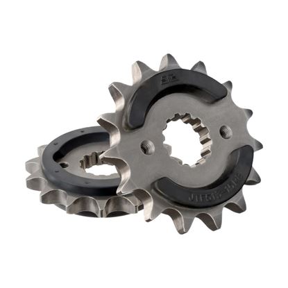 Picture of JT Front Sprocket Kawasaki GPX600R 88-00, Suzuki GS550 77-82, GSF600 95-04 (Rubber Cushioned) (513-15) (Single)