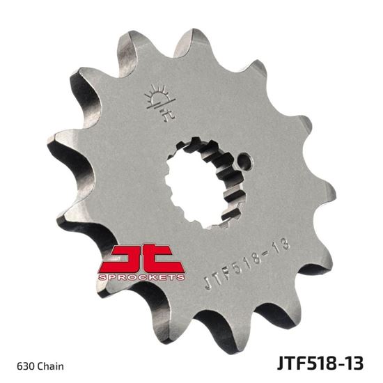 Picture of JT Front Sprocket Z650F 79-83, Z750L 81-87, Z750E 80, Z750H 80-82  (518-13) (Single)