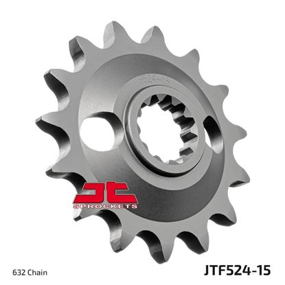 Picture of JT Front Sprocket Kawasaki GPZ1000RX 86-89 (524-15) (Single)