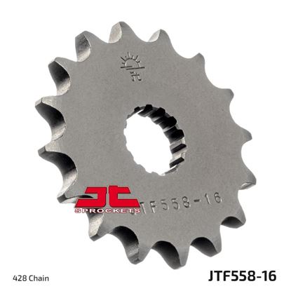 Picture of JT Front Sprocket Kawasaki BX125 Ninja 19-23, Z125 19-23, Yamaha DT125R 90-06 (558-16) (Single)
