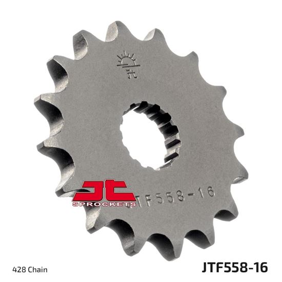 Picture of JT Front Sprocket Kawasaki BX125 Ninja 19-23, Z125 19-23, Yamaha DT125R 90-06 (558-16) (Single)