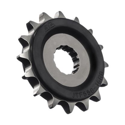 Picture of JT Front Sprocket Kawasaki BX125 Ninja 19-23, Z125 19-23, Yamaha DT125R 90-06 (Rubber Cushioned) (558-16) (Single)