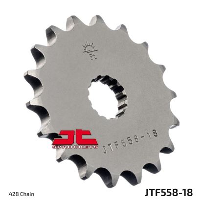 Picture of JT Front Sprocket Yamaha TZR125RR 96-00 (558-18) (Single)