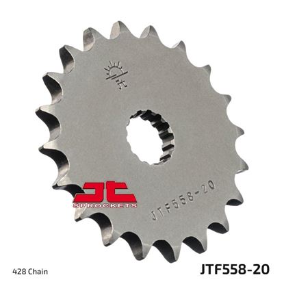 Picture of JT Front Sprocket Yamaha XVS250 Dragstar 01-04  (558-20) (Single)