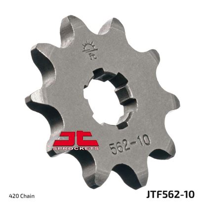 Picture of JT Front Sprocket Kawasaki KSF50 03-06, Suzuki LTA50 02-05 (562-10) (Single)