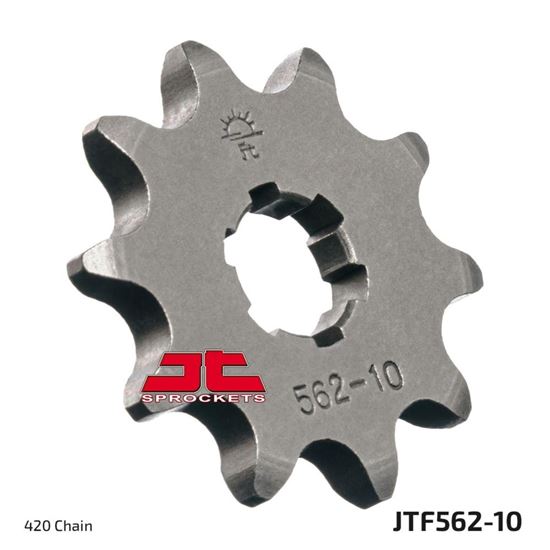 Picture of JT Front Sprocket Kawasaki KSF50 03-06, Suzuki LTA50 02-05 (562-10) (Single)