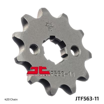Picture of JT Front Sprocket Suzuki LT50 84-00, Suzuki ZR50 84-88, DT50MX 81-87, TY50M 78-81 (563-11) (Single)