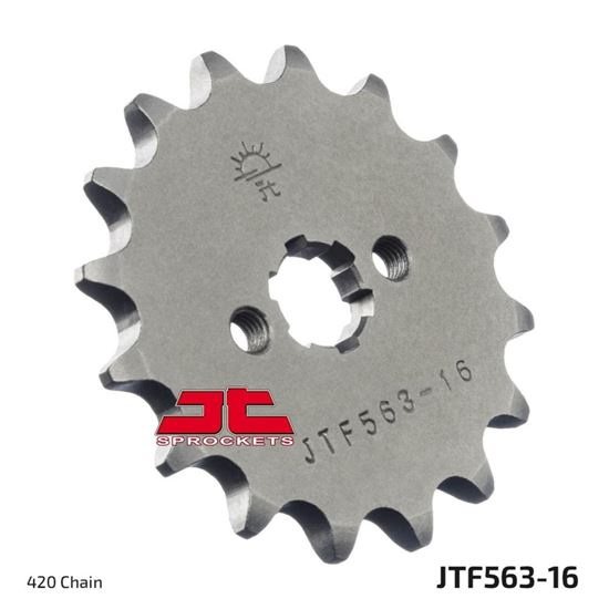 Picture of JT Front Sprocket Yamaha YB100 76-78  (563-16) (Single)