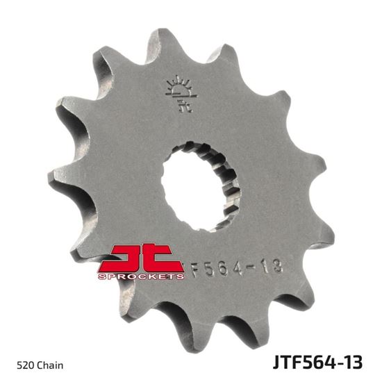 Picture of JT Front Sprocket Yamaha YZ125 87-04, WR200 91-93, DT200R 89-95 (564-13) (Single)