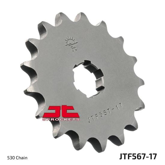 Picture of JT Front Sprocket Yamaha RD400DX 76-80  (567-17) (Single)